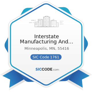 Interstate Manufacturing And Supply - SIC Code 1761 - Roofing, Siding, and Sheet Metal Work