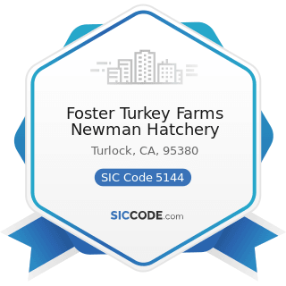Foster Turkey Farms Newman Hatchery - SIC Code 5144 - Poultry and Poultry Products
