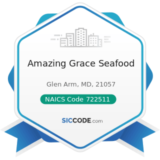 Amazing Grace Seafood - NAICS Code 722511 - Full-Service Restaurants