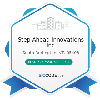 Step Ahead Innovations Inc - NAICS Code 541330 - Engineering Services