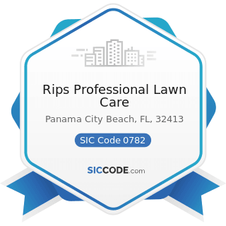 Rips Professional Lawn Care - SIC Code 0782 - Lawn and Garden Services