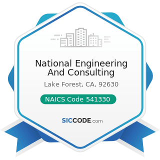 National Engineering And Consulting - NAICS Code 541330 - Engineering Services