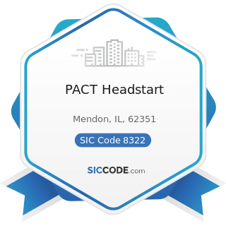 PACT Headstart - SIC Code 8322 - Individual and Family Social Services