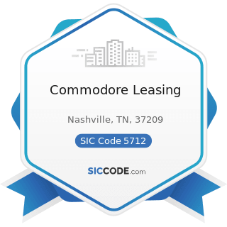 Commodore Leasing - SIC Code 5712 - Furniture Stores