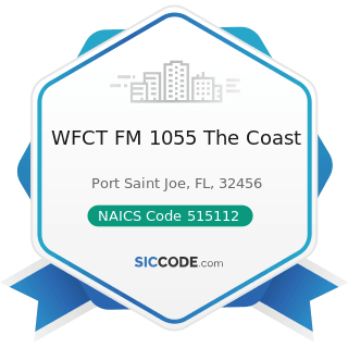 WFCT FM 1055 The Coast - NAICS Code 515112 - Radio Stations