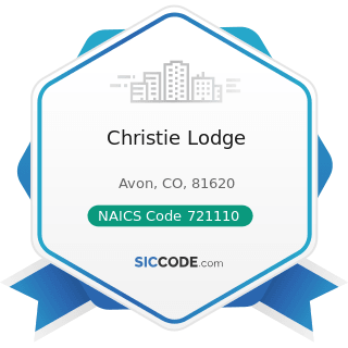 Christie Lodge - NAICS Code 721110 - Hotels (except Casino Hotels) and Motels
