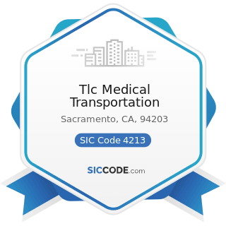 Tlc Medical Transportation - SIC Code 4213 - Trucking, except Local