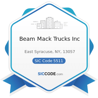 Beam Mack Trucks Inc - SIC Code 5511 - Motor Vehicle Dealers (New and Used)
