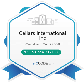 Cellars International Inc - NAICS Code 312130 - Wineries