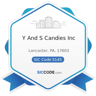 Y And S Candies Inc - SIC Code 5145 - Confectionery
