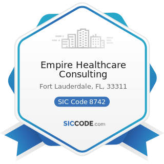 Empire Healthcare Consulting - SIC Code 8742 - Management Consulting Services
