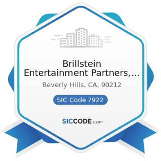 Brillstein Entertainment Partners, LLC - SIC Code 7922 - Theatrical Producers (except Motion...