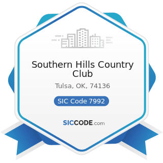 Southern Hills Country Club - SIC Code 7992 - Public Golf Courses