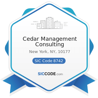 Cedar Management Consulting - SIC Code 8742 - Management Consulting Services