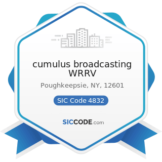 cumulus broadcasting WRRV - SIC Code 4832 - Radio Broadcasting Stations