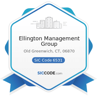 Ellington Management Group - SIC Code 6531 - Real Estate Agents and Managers
