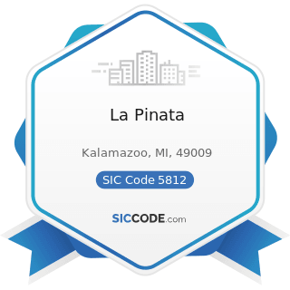 La Pinata - SIC Code 5812 - Eating Places