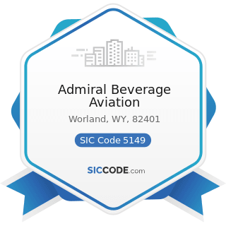 Admiral Beverage Aviation - SIC Code 5149 - Groceries and Related Products, Not Elsewhere...
