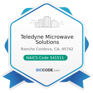 Teledyne Microwave Solutions - NAICS Code 541511 - Custom Computer Programming Services