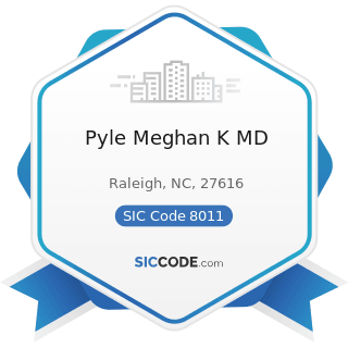Pyle Meghan K MD - SIC Code 8011 - Offices and Clinics of Doctors of Medicine