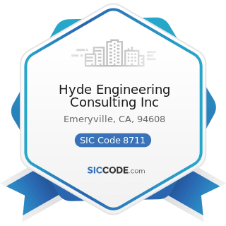 Hyde Engineering Consulting Inc - SIC Code 8711 - Engineering Services