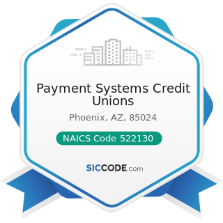 Payment Systems Credit Unions - NAICS Code 522130 - Credit Unions