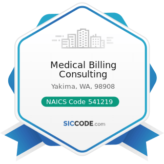 Medical Billing Consulting - NAICS Code 541219 - Other Accounting Services