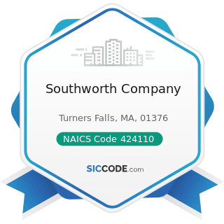 Southworth Company - NAICS Code 424110 - Printing and Writing Paper Merchant Wholesalers