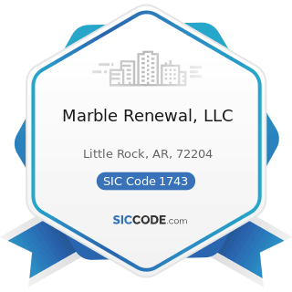 Marble Renewal, LLC - SIC Code 1743 - Terrazzo, Tile, Marble, and Mosaic Work