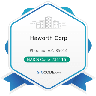 Haworth Corp - NAICS Code 236116 - New Multifamily Housing Construction (except For-Sale...