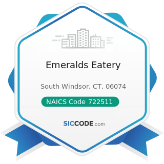 Emeralds Eatery - NAICS Code 722511 - Full-Service Restaurants