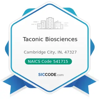 Taconic Biosciences - NAICS Code 541715 - Research and Development in the Physical, Engineering,...