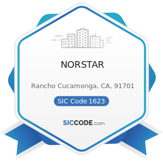 NORSTAR - SIC Code 1623 - Water, Sewer, Pipeline, and Communications and Power Line Construction