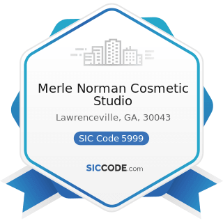 Merle Norman Cosmetic Studio - SIC Code 5999 - Miscellaneous Retail Stores, Not Elsewhere...