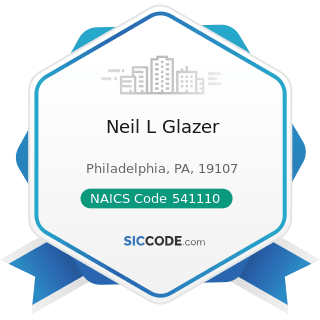 Neil L Glazer - NAICS Code 541110 - Offices of Lawyers