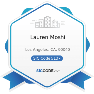 Lauren Moshi - SIC Code 5137 - Women's, Children's, and Infants' Clothing and Accessories