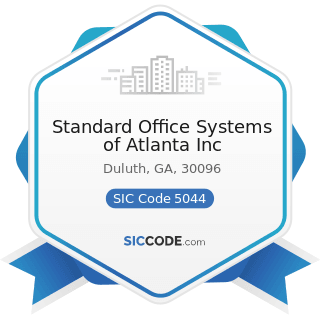 Standard Office Systems of Atlanta Inc - SIC Code 5044 - Office Equipment