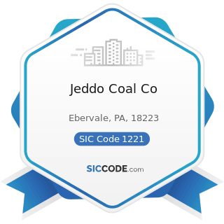 Jeddo Coal Co - SIC Code 1221 - Bituminous Coal and Lignite Surface Mining