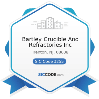 Bartley Crucible And Refractories Inc - SIC Code 3255 - Clay Refractories