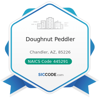 Doughnut Peddler - NAICS Code 445291 - Baked Goods Retailers