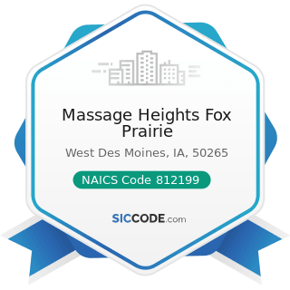 Massage Heights Fox Prairie - NAICS Code 812199 - Other Personal Care Services