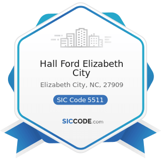 Hall Ford Elizabeth City - SIC Code 5511 - Motor Vehicle Dealers (New and Used)