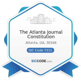 The Atlanta Journal Constitution - SIC Code 7311 - Advertising Agencies