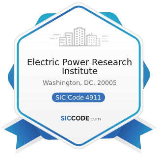 Electric Power Research Institute - SIC Code 4911 - Electric Services