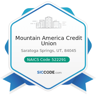 Mountain America Credit Union - NAICS Code 522291 - Consumer Lending