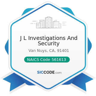 J L Investigations And Security - NAICS Code 561613 - Armored Car Services