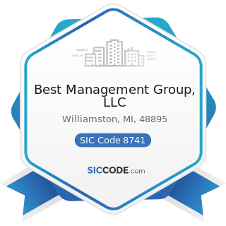 Best Management Group, LLC - SIC Code 8741 - Management Services