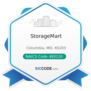 StorageMart - NAICS Code 493110 - General Warehousing and Storage