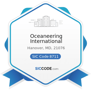 Oceaneering International - SIC Code 8711 - Engineering Services
