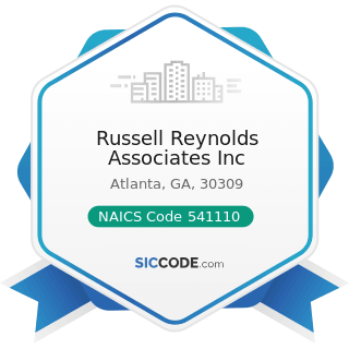 Russell Reynolds Associates Inc - NAICS Code 541110 - Offices of Lawyers